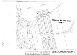 Plat Map of Northern Pacific Facilities at Seattle, Washington, 1915