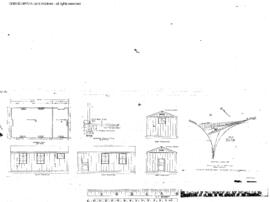 Spokane, Portland, and Seattle Railway Engineering Drawing, Workshop and Oil Storage at Bend, Ore...