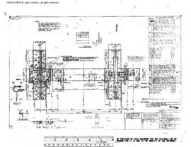 Northern Pacific Engineering Drawing, Car Shop, One Spot at Missoula, Montana, 1968