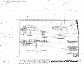 Northern Pacific Engineering Drawing, Roundhouse, Frame 125 Foot  at Yakima, Washington, 1952