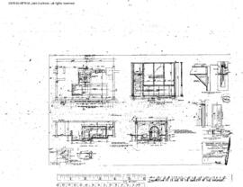 Northern Pacific Engineering Drawing, Depot at Pasco, Washington, 1940