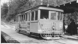 Seattle Municipal Railway cable car 9, Seattle, Washington, 1940