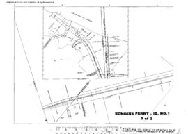 Plat Map of Great Northern Facilities at Bonners Ferry, Idaho, 1967