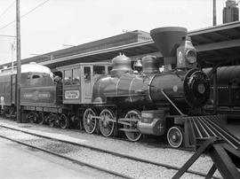 Cincinnati & Southern Steam Locomotive Number 29 at Chattanooga, Tennessee in July 1978.