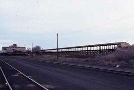 Burlington Northern icing platform at Pasco, Washington, in 1981.