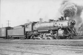 Northern Pacific  steam locomotive 1834 at Auburn, Washington, circa 1925.