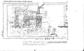Spokane, Portland and Seattle Railway Engineering Drawing: Pile Piers, Bridge A51.3 - Rinearson S...