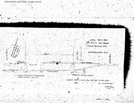 Northern Pacific Engineering Drawing, Depot at Kent, Washington, 1927