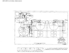 Great Northern Engineering Drawing, Depot Power Plant at Spokane, Washington, 1941