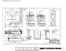 Northern Pacific Engineering Drawing, Freight House at Missoula, Montana, 1948