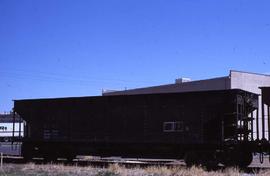 Northern Pacific open hopper car number 87742 at Denver, Colorado, in 1989.