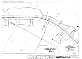 Plat Map of Great Northern Facilities at Vista, Montana, undated