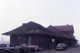 Northern Pacific Depot in Centralia, Washington in 1988.