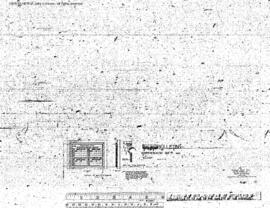 Northern Pacific Engineering Drawing, Depot and Agents Dwelling at Arrow Junction, Idaho, 1927