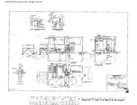 Burlington Northern Engineering Drawing, Unnamed Structure (Standard Plan), 1972