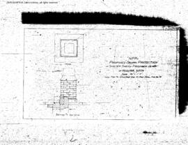 Northern Pacific Engineering Drawing, Depot at Hoquiam, Washington, 1915
