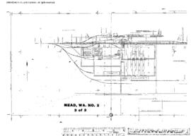Plat Map of Great Northern Facilities at Mead, Washington, 1941