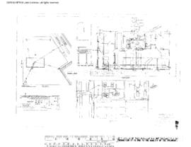 Spokane, Portland, and Seattle Railway Engineering Drawing, Freight Office at Eugene, Oregon, 1966