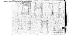 Milwaukee Road Engineering Drawing: Detail of West Abutment, Bridge 2153.8 - Cedar River, West of...