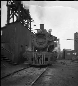 Pacific Coast Railroad steam locomotive number 16 at Seattle, Washington, circa 1950.