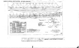 Spokane, Portland and Seattle Railway Engineering Drawing: General Plan/Stress Sheet, Bridge T74....