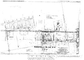 Plat Map of Great Northern Facilities at Sandpoint, Idaho, undated
