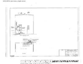Great Northern Engineering Drawing, Engine House at South Klamath, Oregon, 1969