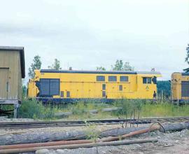 Weyerhaeuser Company Diesel Locomotive Number 714 at Vail, Washington in 1980.