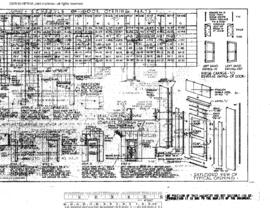 Northern Pacific Engineering Drawing, Car Repair Shed at Parkwater, Washington, undated