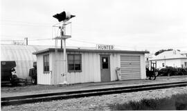 Great Northern Depot at Hunter, North Dakota, undated
