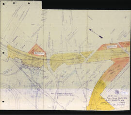 Great Northern Plat Map, Leavenworth, Washington.  Slide Area.  Milepost 1672, undated