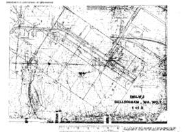 Plat Map of Milwaukee Road Facilities at Bellingham, Washington, undated