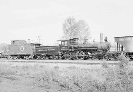 Northern Pacific steam locomotive 684 at Woodinville, Washington, in 1953.