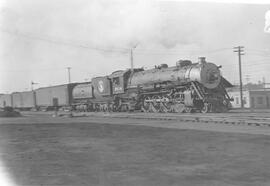 Great Northern Steam Locomotive 2508 at Hillyard, Washington, 1934 or 1935