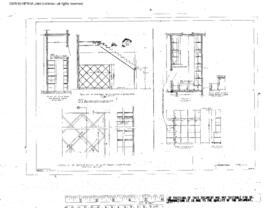 Great Northern Engineering Drawing, Commissary Building at King Street Coach Yard at Seattle, Was...