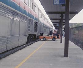 Amtrak station at Tacoma, Washington, in 1984.