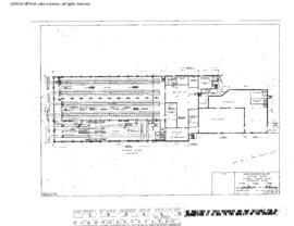 Great Northern Engineering Drawing, Diesel Repair Shop at Havre, Montana, 1958