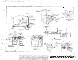Spokane, Portland, and Seattle Railway Engineering Drawing, Boiler House at Wishram, Washington, ...