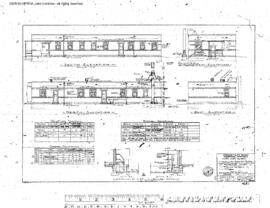 Northern Pacific Engineering Drawing, Yardmen's Service Building at Pasco, Washington, 1956