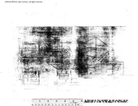 Northern Pacific Engineering Drawing, Freight House at Missoula, Montana, undated