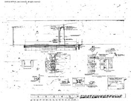 Northern Pacific Engineering Drawing, Roundhouse, Frame 125 Foot  at Yakima, Washington, 1933