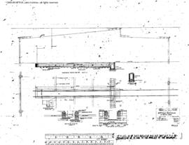 Northern Pacific Engineering Drawing, Roundhouse, Frame 125 Foot  at Yakima, Washington, 1933