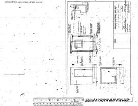 Great Northern Engineering Drawing, Pump House at Troy, Montana, 1969