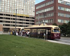 Toronto Transit Commission streetcar 4607 at Toronto, Ontario on July 05, 1990.