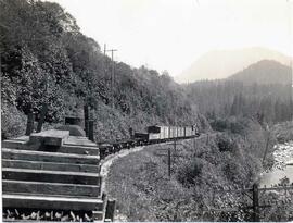 Great Northern Railway freight cars in Washington, undated.