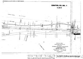 Plat Map of Spokane, Portland, and Seattle Railway Facilities at Linnton, Oregon, 1928