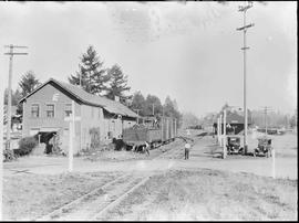 Northern Pacific facilities at Camp Lewis, Washington, circa 1927.