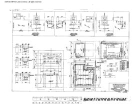 Northern Pacific Engineering Drawing, Sanding Tower - Ogle at Parkwater, Washington, 1957