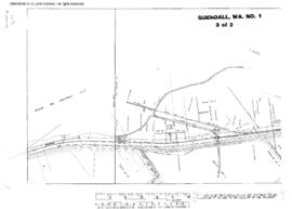 Plat Map of Northern Pacific Facilities at Quendall, Washington, 1932