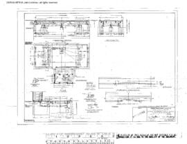 Great Northern Engineering Drawing, Stockyard at Kalispell, Montana, 1959